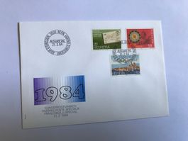 FDC sonderpostmarken 21.4.1984