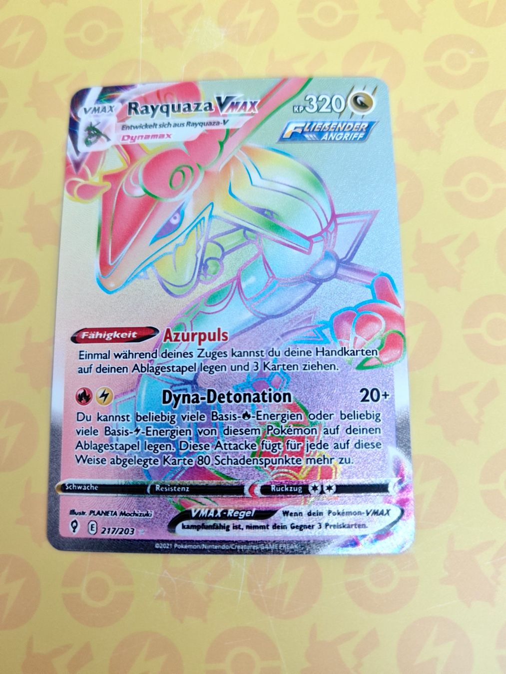 Pokémon Carte collezionabili: Rayquaza VMAX 217 Drachenwandel – Usato da Oberrohrdorf venduto da Benjamin_Lieber