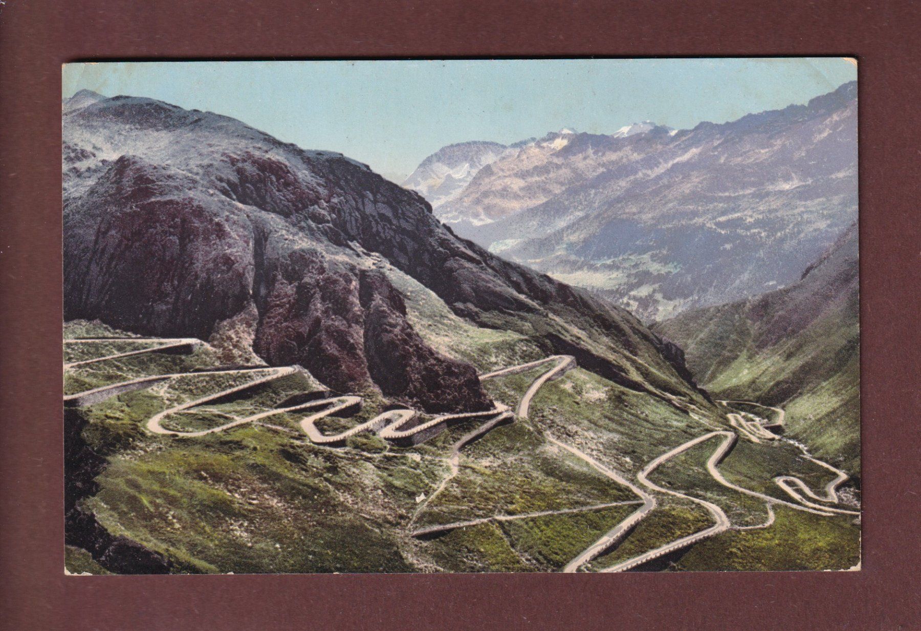 Cartoline postali: Gotthardstrasse - VAL TREMOLA – Usato da Pully venduto da nicecards-shop