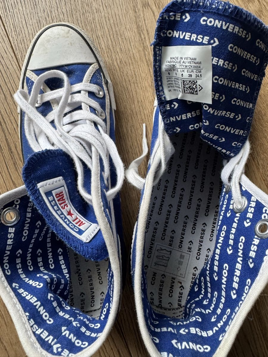 Converse Scarpe da uomo: Converse All Stars Chucks Blau Gr. 39 – Usato da Zürich venduto da Daniiella 3