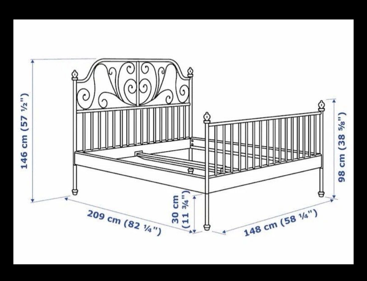 Letti: Ikea Bett Leirvik 140x200 – Usato da Schaffhausen venduto da Muck80 2