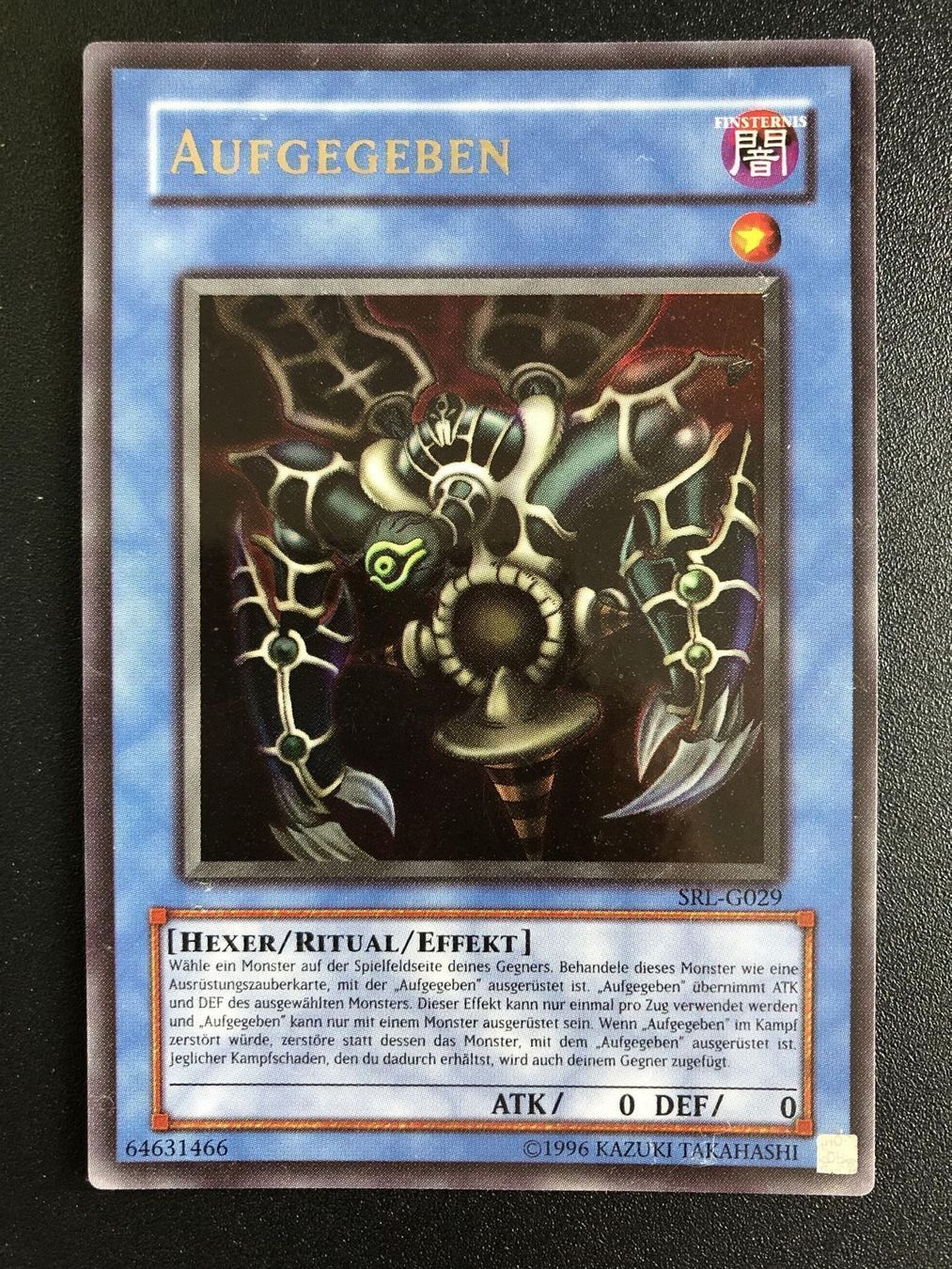 Yugioh Carte collezionabili: Yu-gi-oh Aufgegeben – Nuovo (secondo la descrizione) da Windisch venduto da sevenless91
