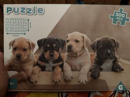 Puzzle chiots 500 pièces