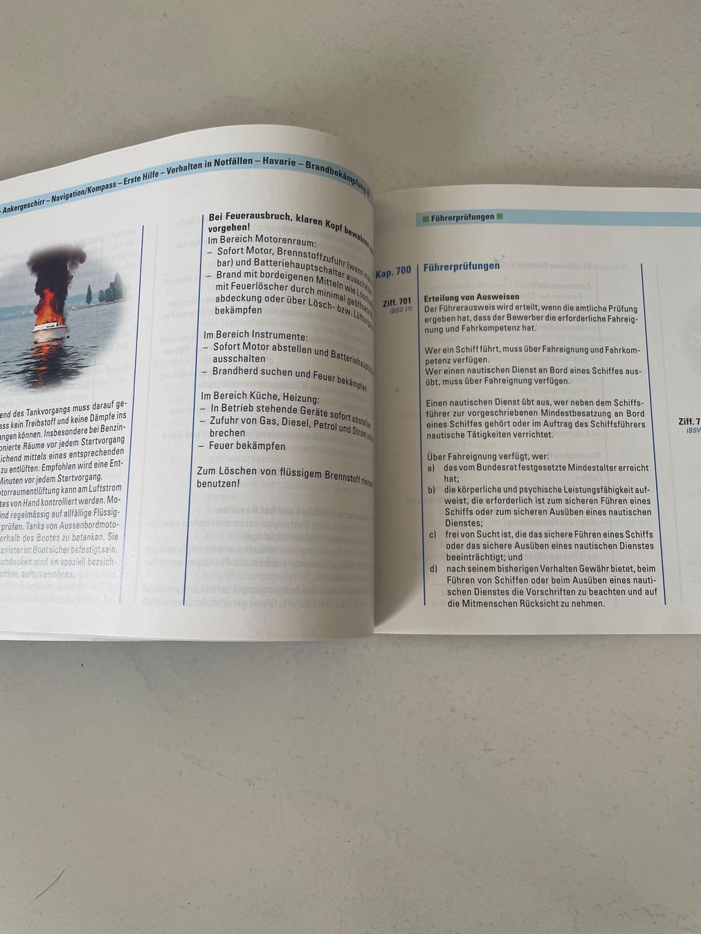 Libri: Bootsführerschein Lehrbuch- Motorboot Kat. A Theorie NP 90.- – Usato da Minusio venduto da Pink222 3
