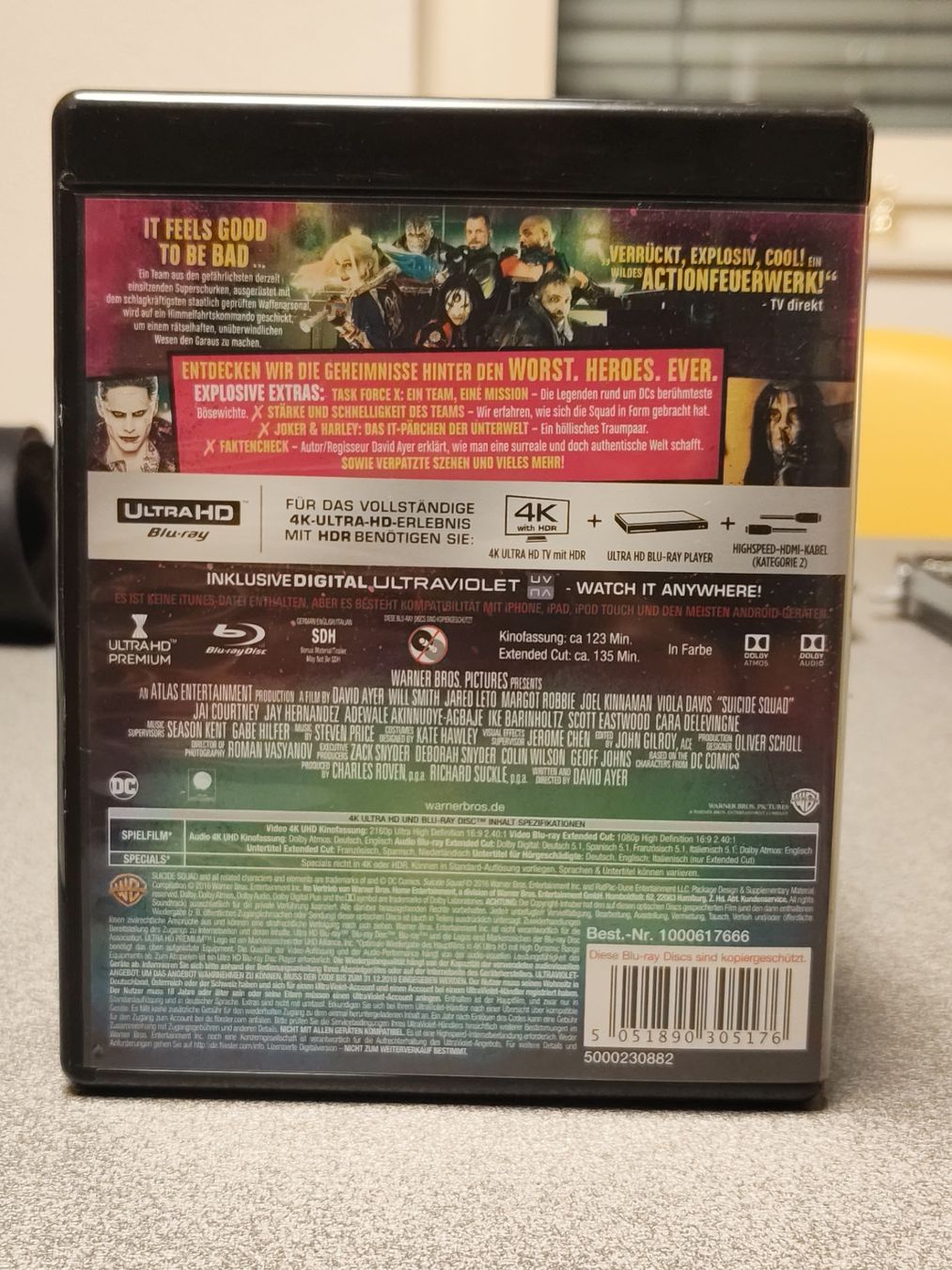Alle DVDs: Suicide Squad 4K Ultra HD Blu-ray – Gebraucht aus Seuzach von dan1991 1