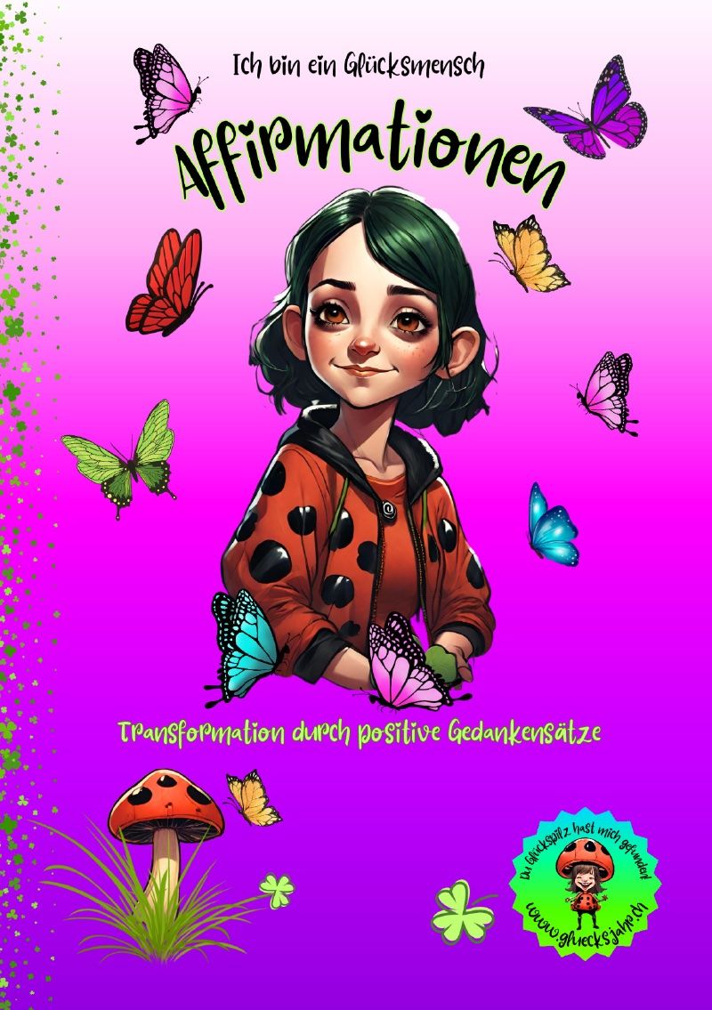 Libri: 🍄 "Ich bin ein Glücksmensch" Affirmationen – Nuovo e nell'imballaggio originale da Flawil venduto da Glueck4you