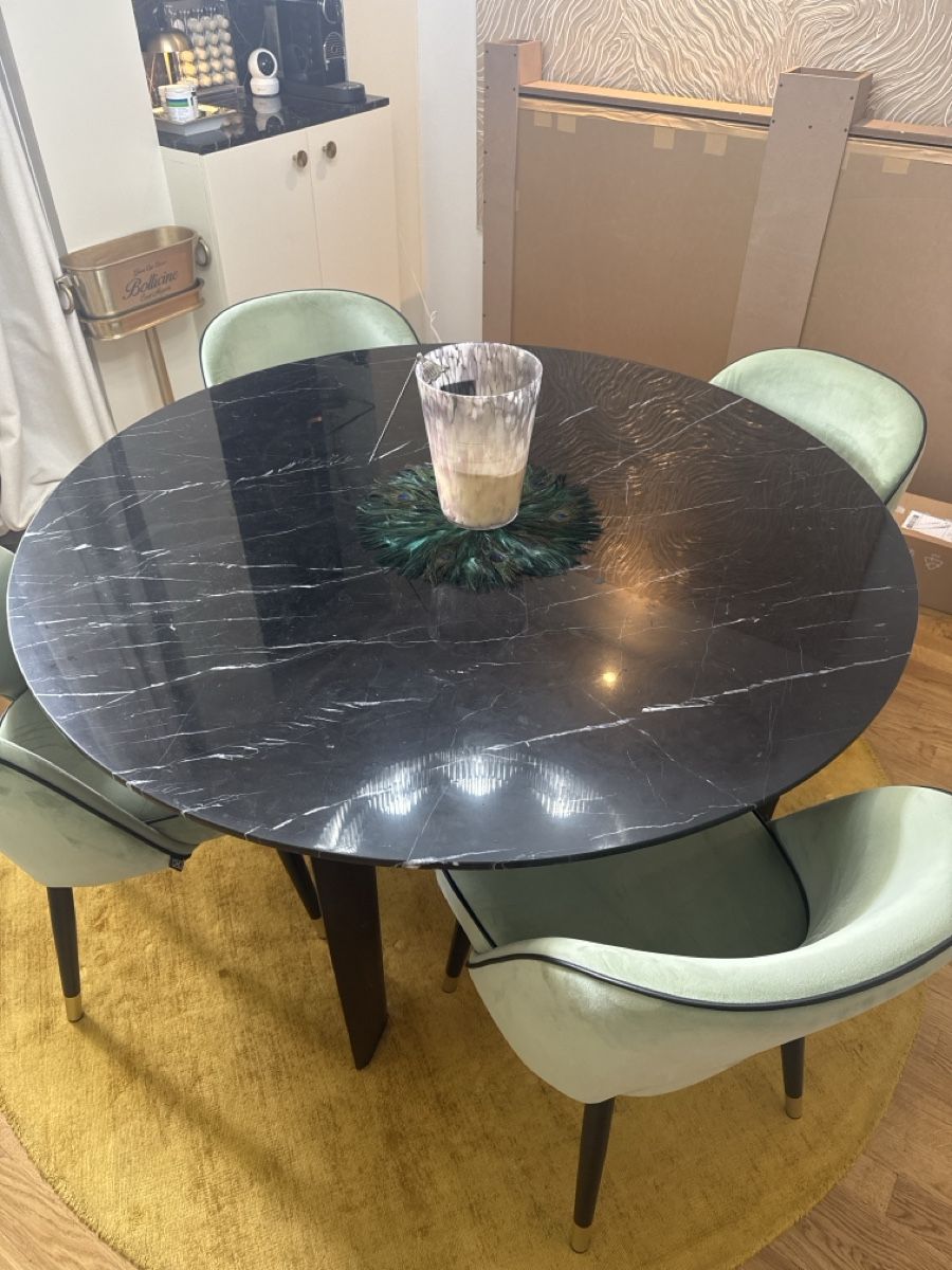 Tavoli: Table en marbre noir AMPM la redoute – Usato da Carouge GE venduto da mbh_w7v7
