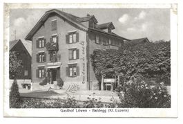Baldegg - Hochdorf (LU) Gashof Löwen - Bahnpost - 1928