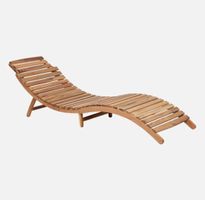 Liegestuhl aus Holz