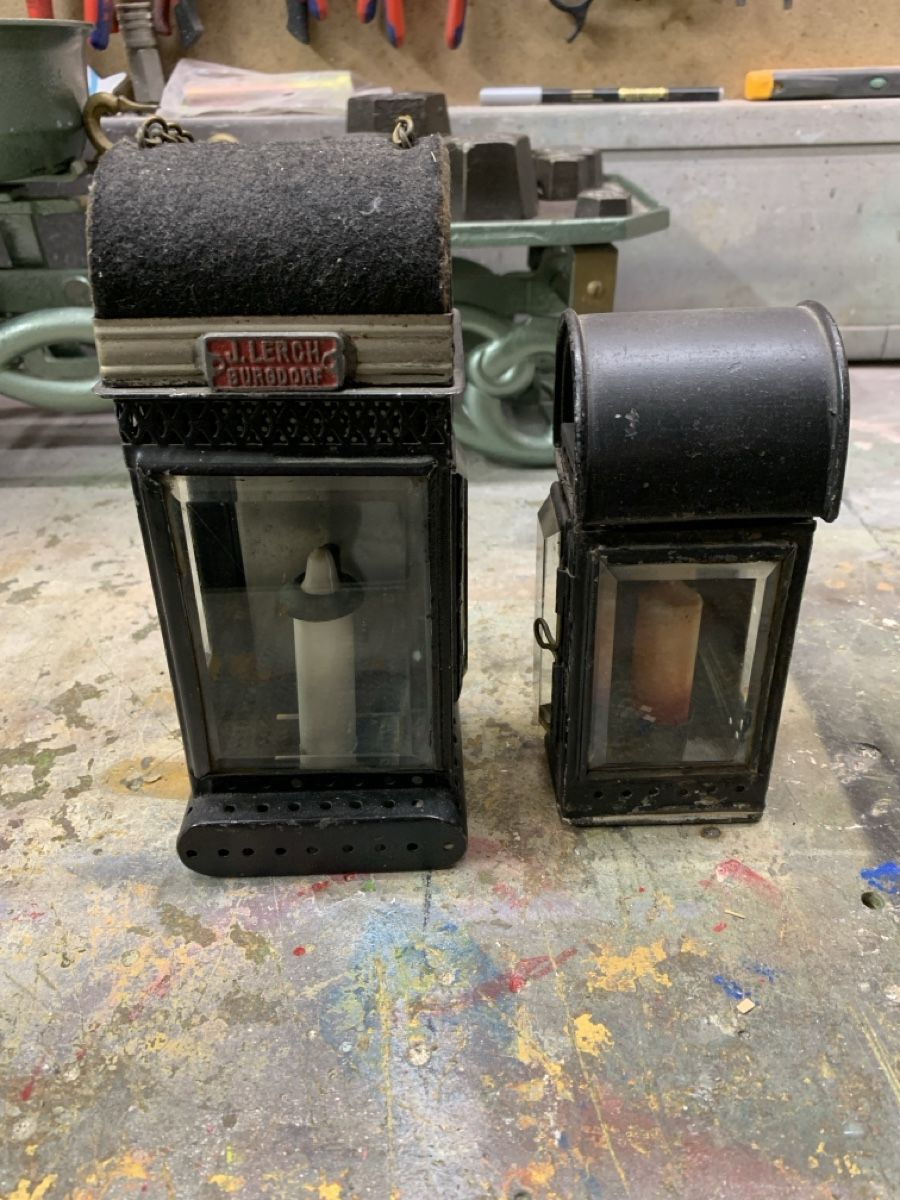 Lampade: 2 alte Laternen – Usato da Ipsach venduto da Be44