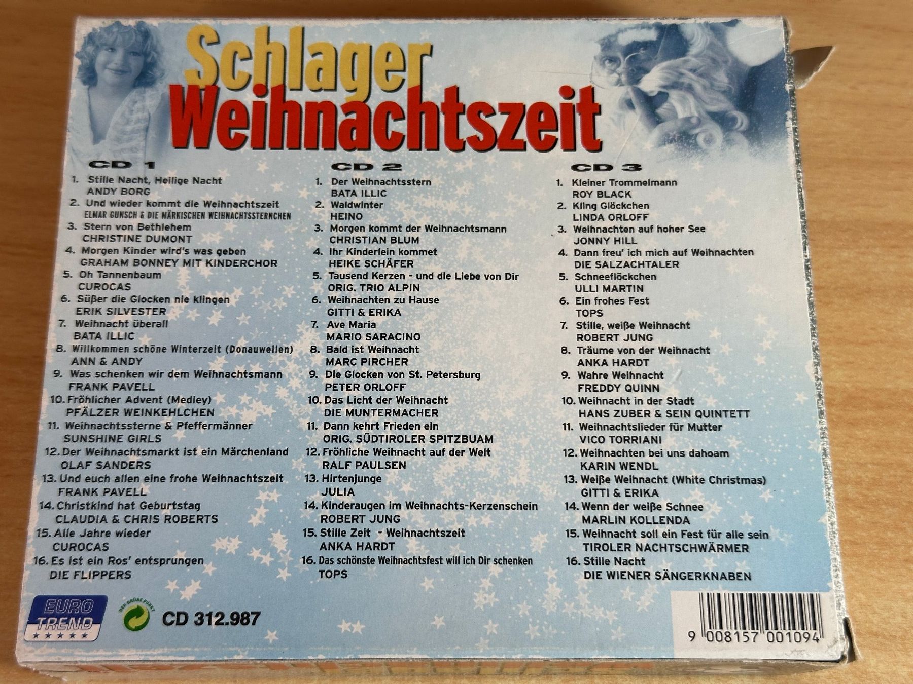 CD: Various - Schlager Weihnachtszeit - 3 CD – Usato da Rikon im Tösstal venduto da Alpenmutz 1