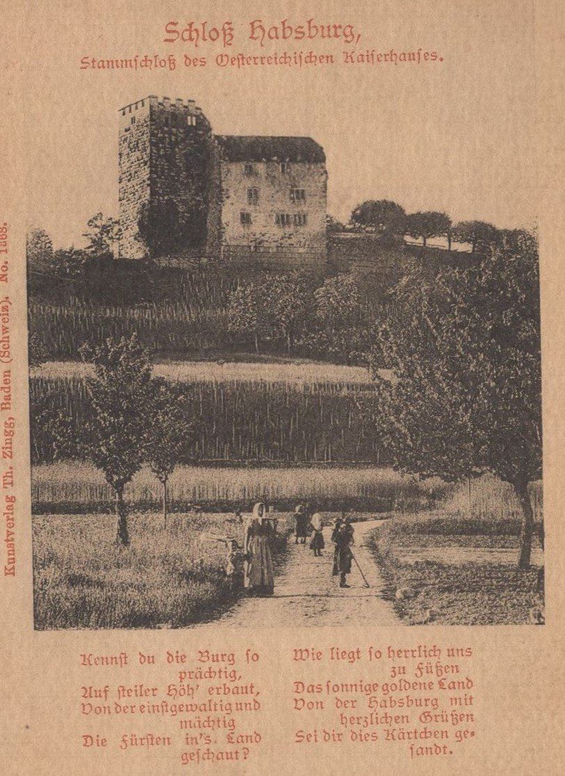Ansichtskarten: Schloss Hababurg – Gebraucht aus Aarau von kufi44 1