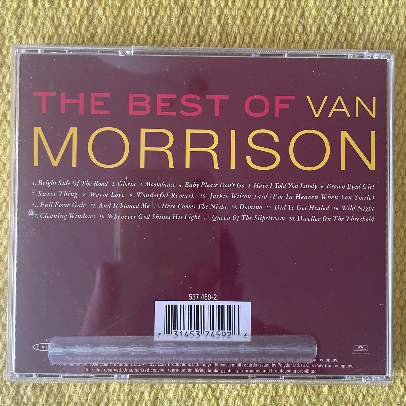 CD: VAN MORRISON-THE BEST OF REMASTERS – Usato da Rorschacherberg venduto da CD-Roli 1