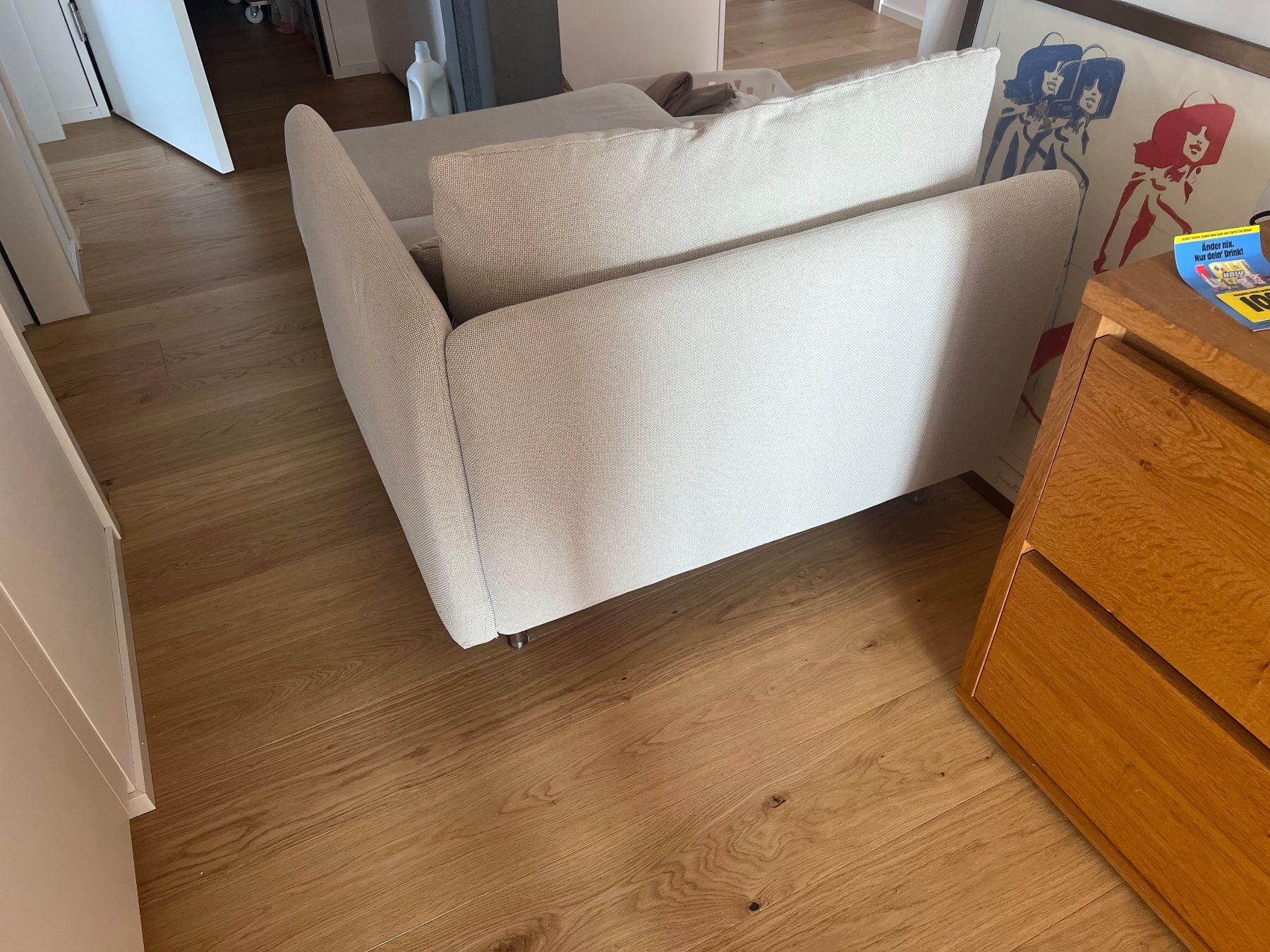 Ikea Divani: IKEA Söderhamn Recamiere mit extra Bezug (Viarp beige/braun) – Usato da Zug venduto da Ollo74 1