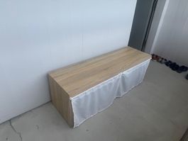 Lowboard / Sideboard / Schuhregal, Sonoma Eiche, 144 cm