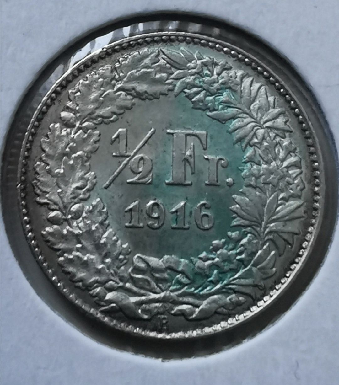 Tutti le monete: 50 Rappen 1916 Silber – Usato da Zürich venduto da turbopuz
