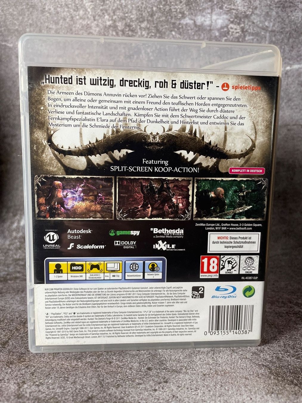 Giochi: Hunted: The Demon's Forge [PS3] – Usato da Niederwil SO venduto da BlueSonic 1