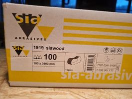sia Schleifpapier Holz für Bandschleifer 100 x 3900 mm