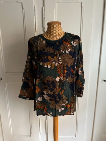 InWear - Blusenoberteil bunt gemustert fliessend 40