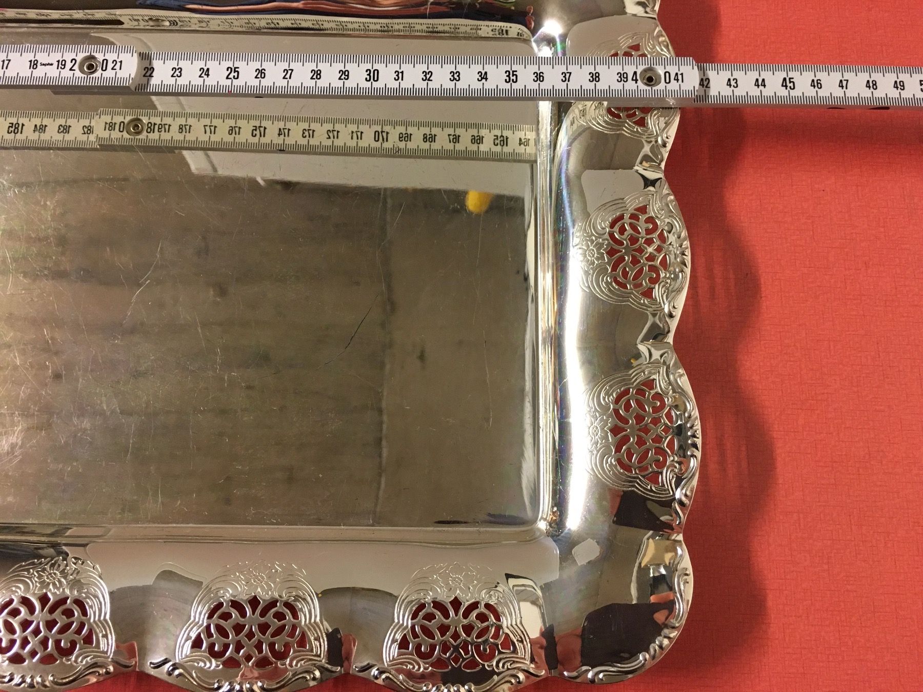 Servierplatten: Versilberte Serviertablett QUIST Württemberg – Gebraucht aus Lanzenhäusern von vic63 5