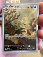 Pokemon Omanyte, Illustration Rare, Mint, Set 151, Englisch