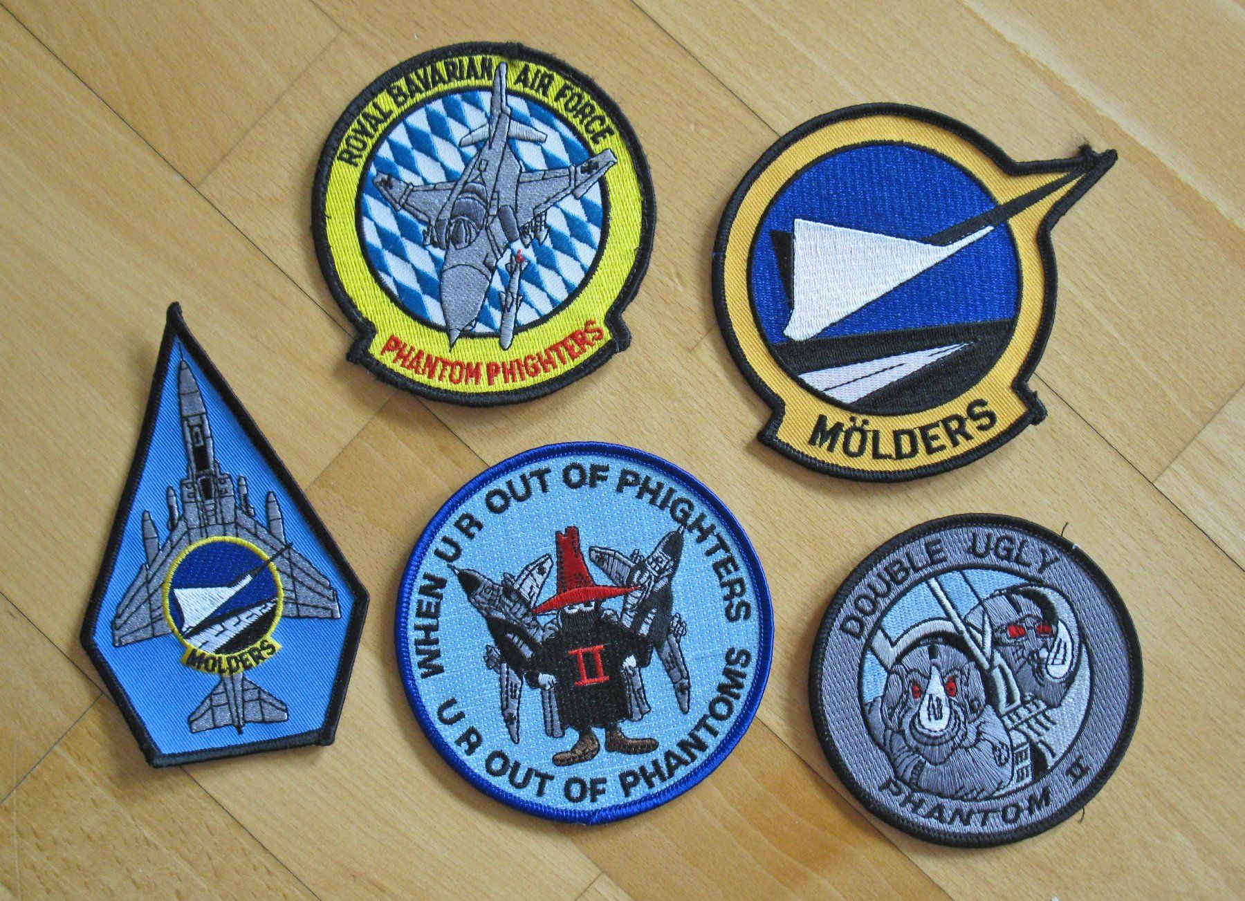 Placchette & Badge: 5 Stoffabzeichen  F4 Phantom Deutsche Luftwaffe Mölders – Nuovo (secondo la descrizione) da Brütten venduto da Tempest4