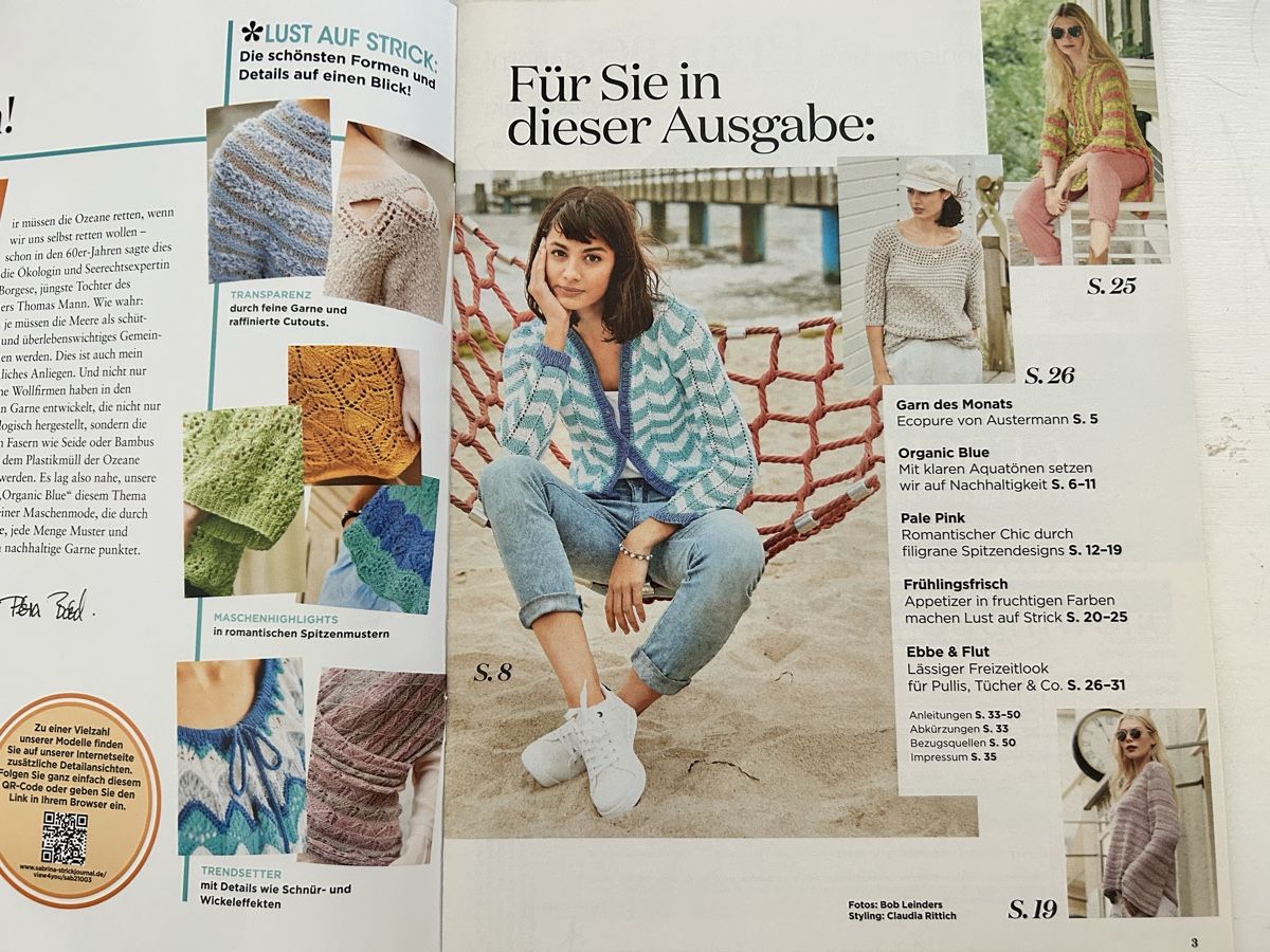 Riviste & Magazine: Sabrina, Strickanleitung "Organic Blue" – Usato da Deitingen venduto da dan_2fc9 1