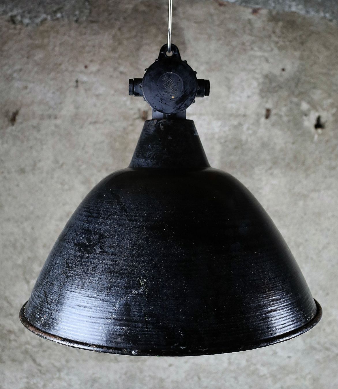 Lampadari & plafoniere: Industrielampe Fabriklampe Emaillampe XL – Usato da Birrwil venduto da brandschatz_birrwil 1