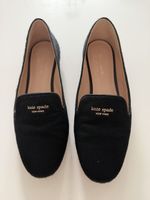 Kate Spade Slipper, Gr. 37.5, Schwarz, Echtleder Top Zustand