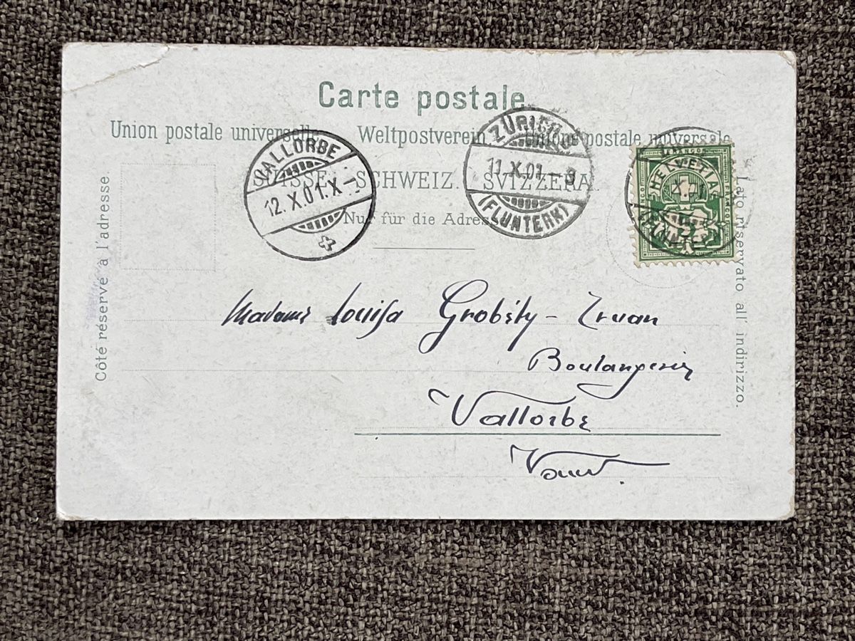 Cartoline postali: Alte Ansichtskarte Zürich Hauptpost, – Usato da Strengelbach venduto da Aschatan5 1