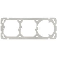 Befestigungsplatte waagr. 1x3 Hager NEU