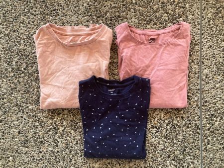 Kleiderpaket Langarmshirt, Gr. 134 alle 100% BW