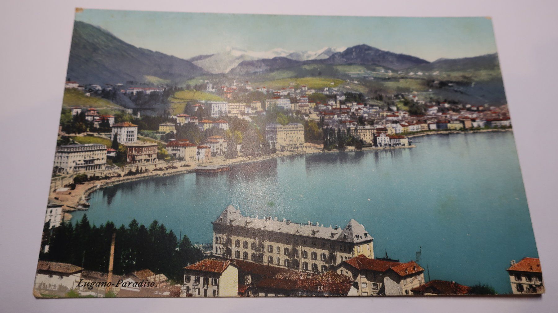 Ansichtskarten: Lugano Paradiso 1911 – Gebraucht aus Cormoret von Pascalll2001 1