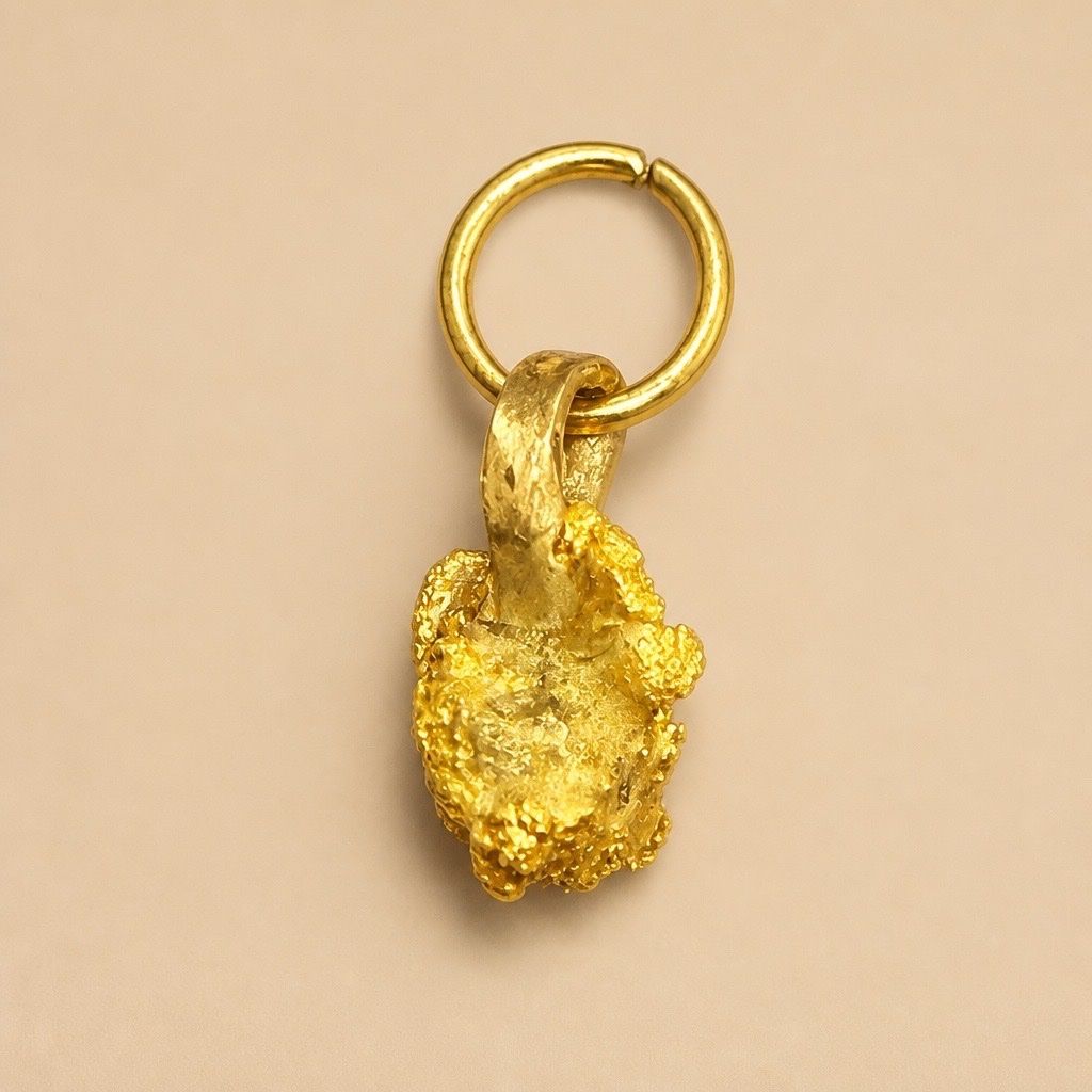 Anhänger: Gold Nugget Anhänger – Neu (gemäss Beschreibung) aus Wohlen AG von Maewa-Gold 4