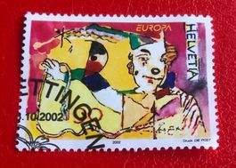 Nr.1052 mit Stempelt  Clowns, Europamarke 2002