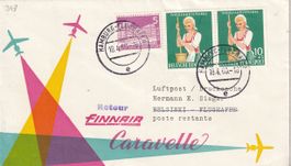 Erstflug Finnair Caravelle Hamburg - Helsinki 1960
