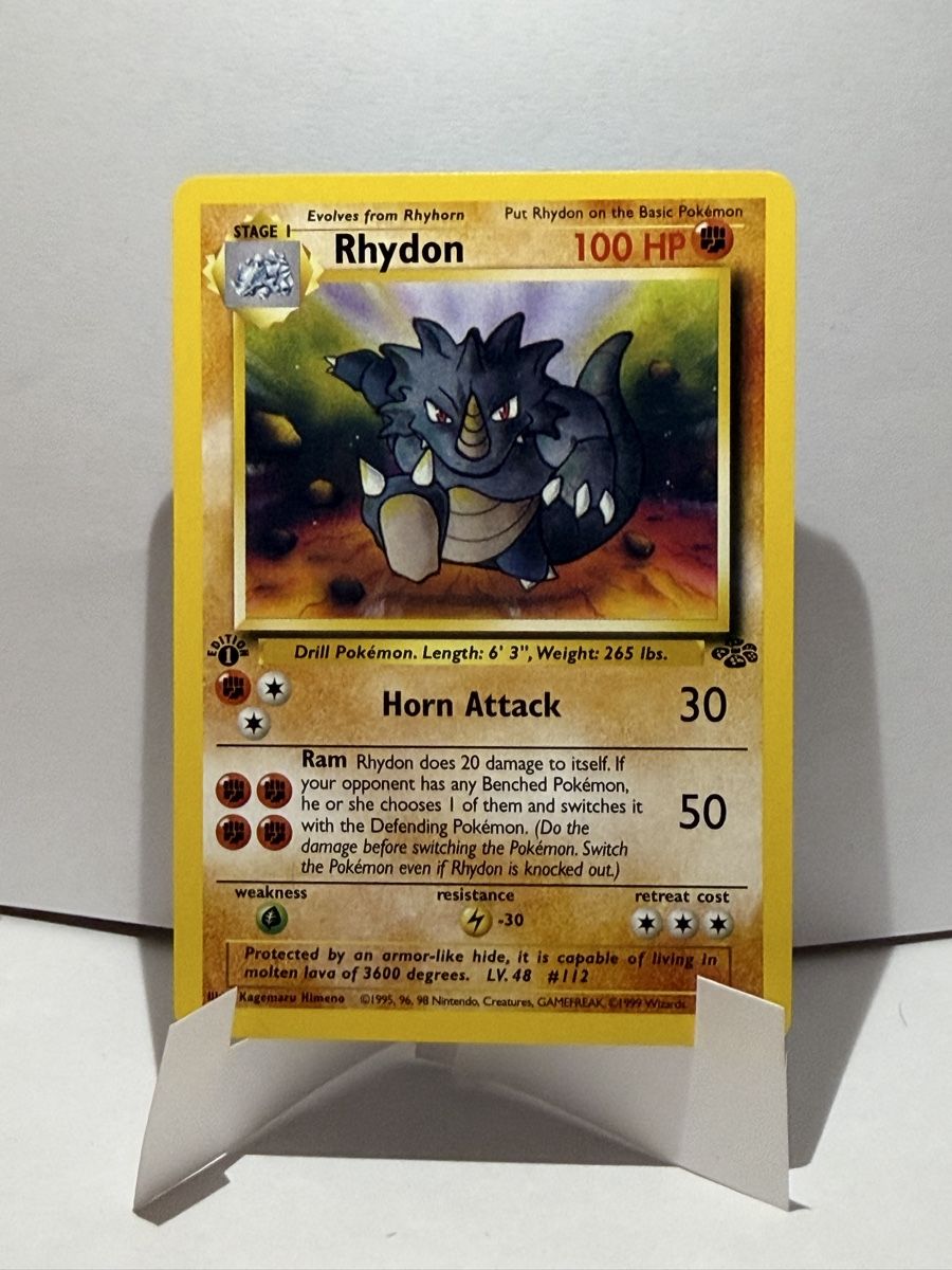Pokémon Cartes à collectionner: Pokémon Karte Rhydon 1. Edition – Neuf (Voir description) à Wetzikon ZH par kev_2rhl