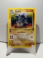 Pokémon Karte Rhydon 1. Edition