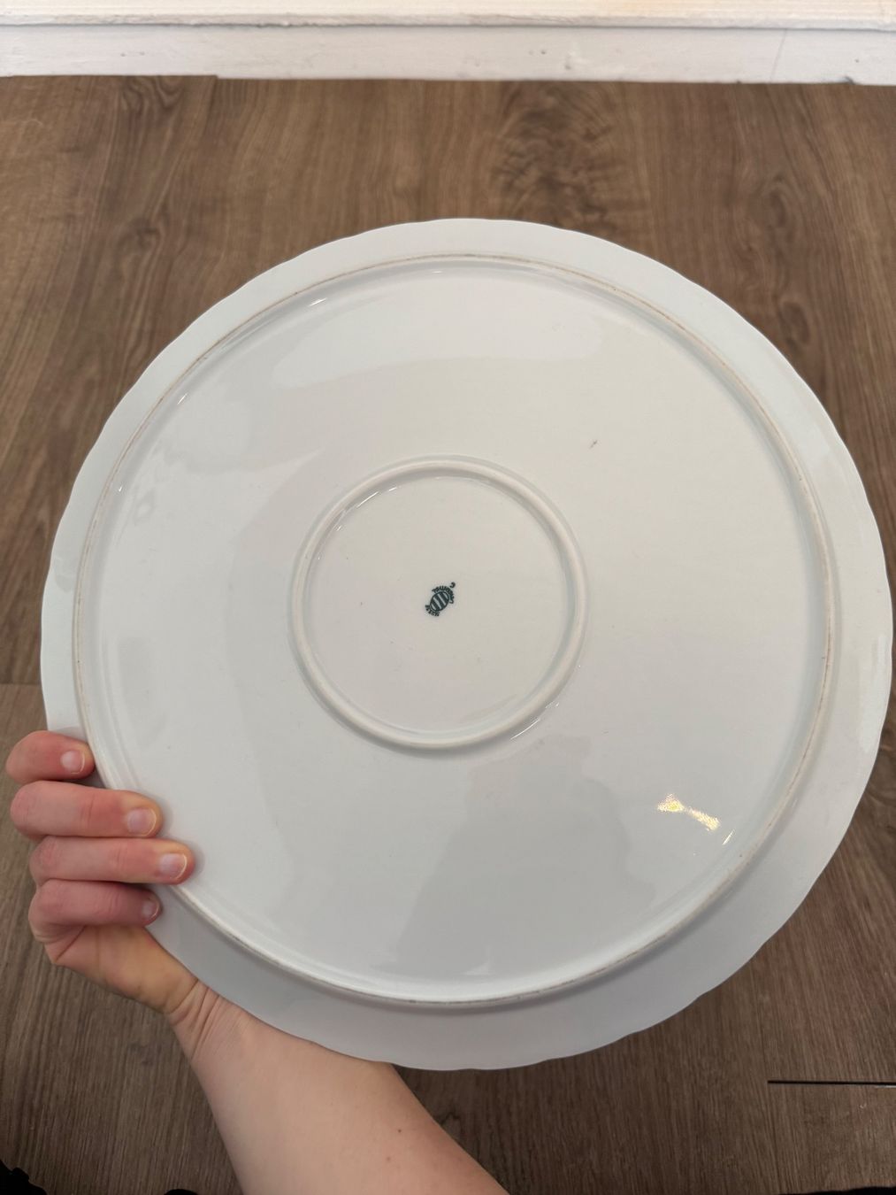 Servierplatten: Langenthal Teller Platte lila Blumen D: ca. 31cm – Gebraucht aus Fislisbach von chili2006 4