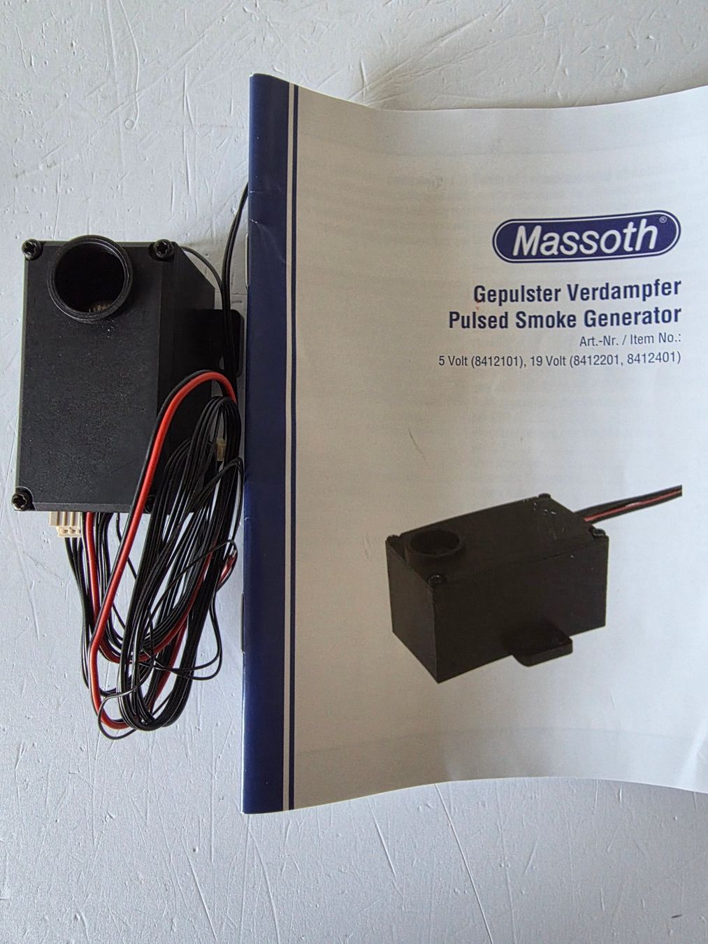 LGB Modellini di ferrovie: MASSOTH gepulster Verdampfer 19 Volt,  8412201 – Nuovo (secondo la descrizione) da Seuzach venduto da Loeckeli01 1
