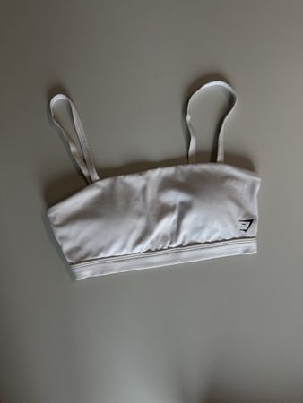 Gymshark white sports bra