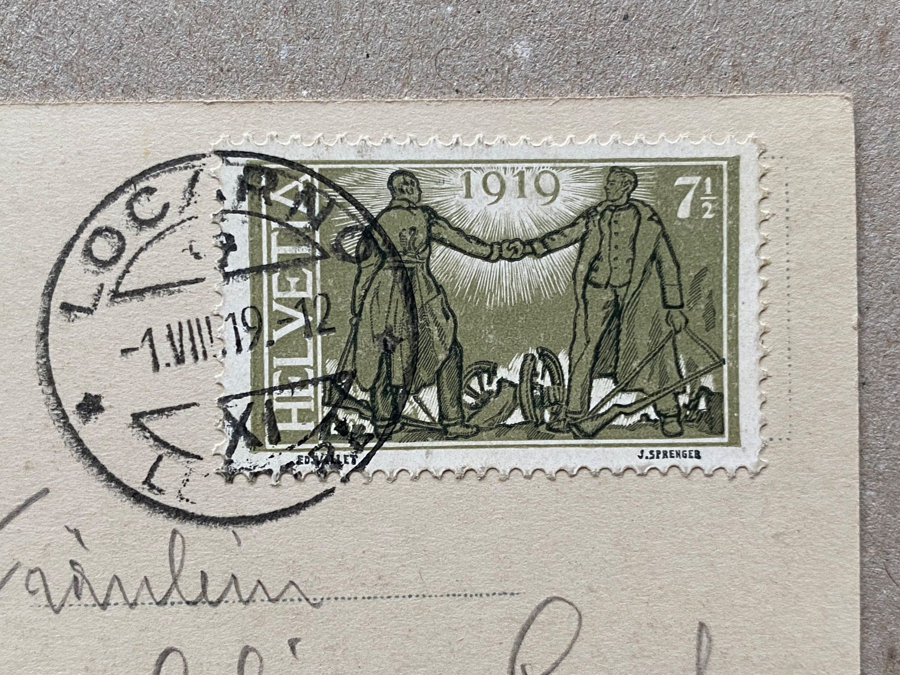 Tutti i francobolli: 143, ET Locarno auf Karte – Usato da Aarau venduto da hilde47 1