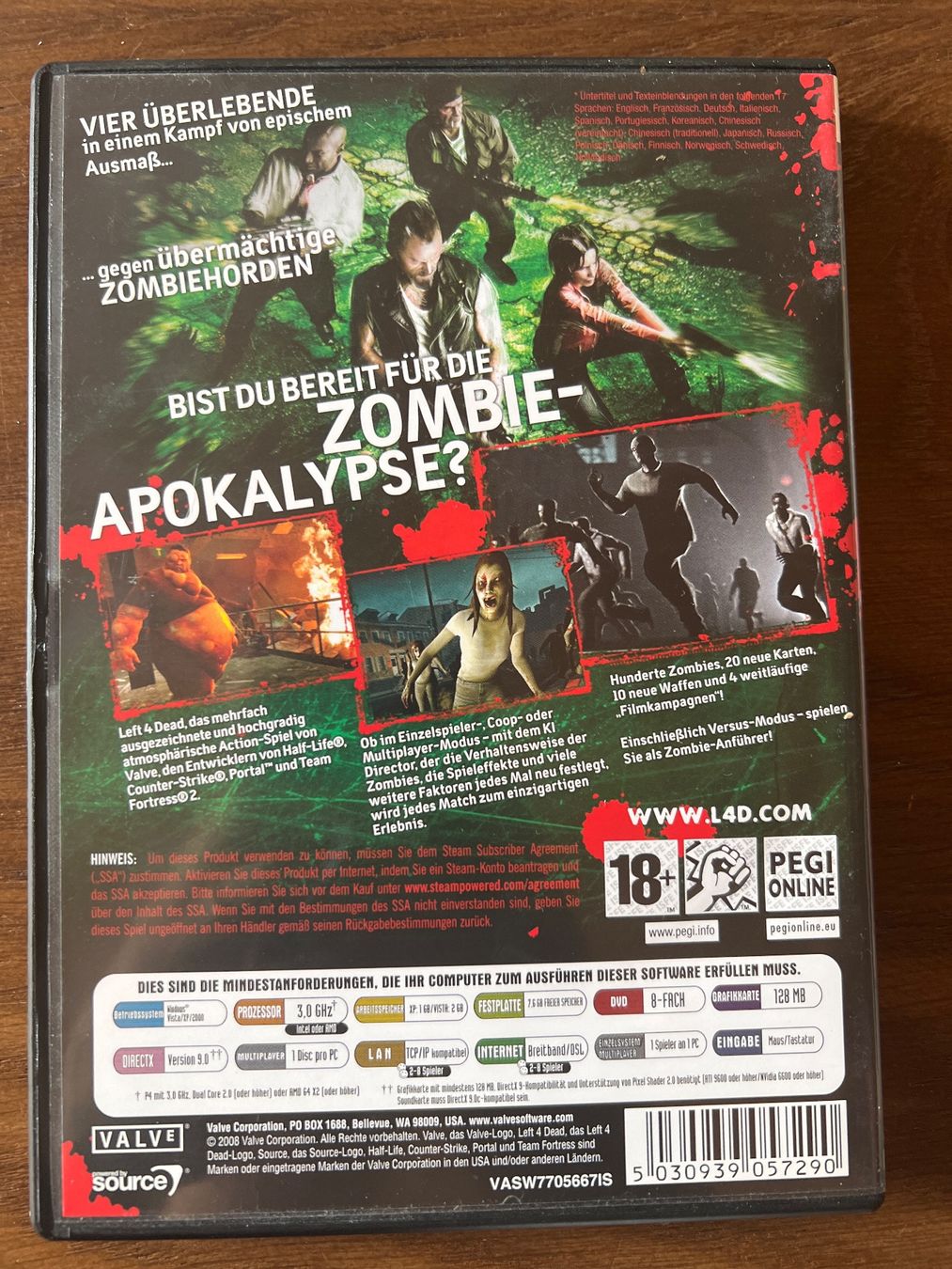 Giochi: Left 4 Dead PC-Spiel - Top Zustand! – Usato da Therwil venduto da annickfankhauser 1
