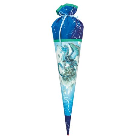 Schultüte 70 cm, Stoffwunder Eisdrache von Roth