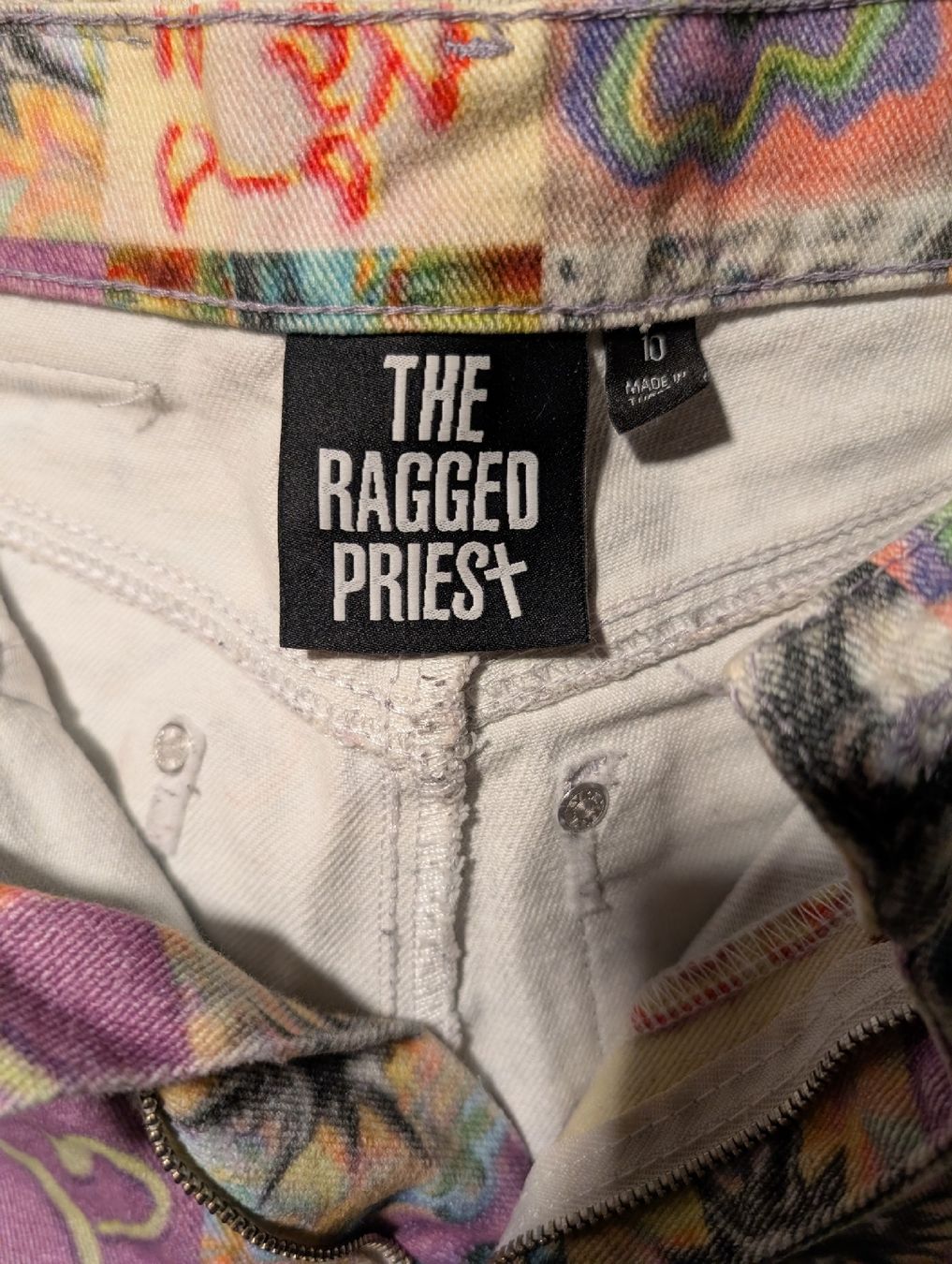 Jeans: The Ragged Priest gemusterte Jeans – Gebraucht aus St. Gallen von nadinewho 1