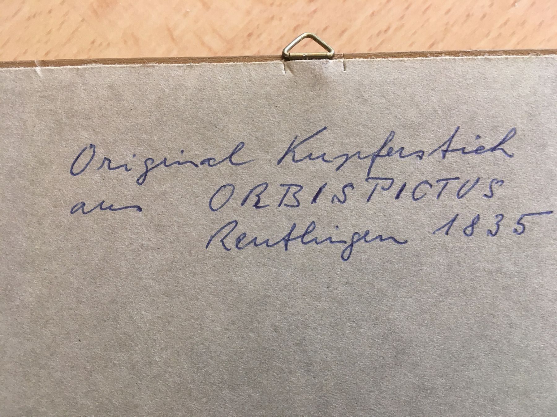 Incisioni: Original Kupferstich 1835 – Usato da Grosshöchstetten venduto da laterne2017 3
