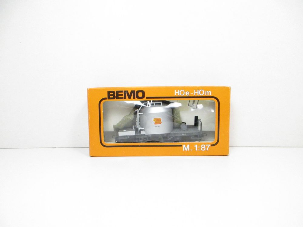 Bemo Modelleisenbahnen: Bemo H0m 2053/2253 RhB Zementtransportwagen Uce 8001 – Gebraucht aus Olten von Heinrich875