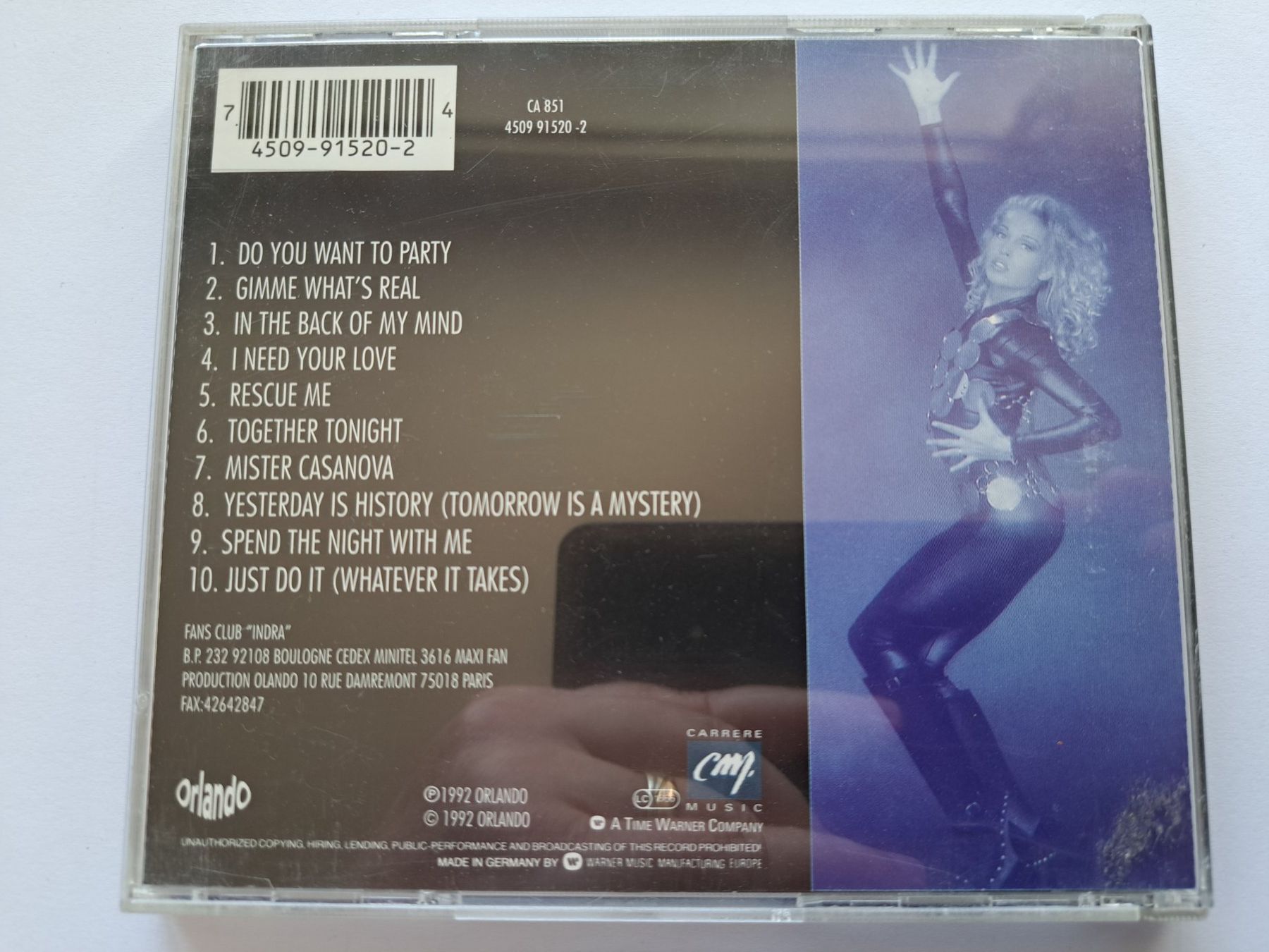 CD: Cd Indra - Together Tonight – Usato da Pully venduto da bro_n52j 1