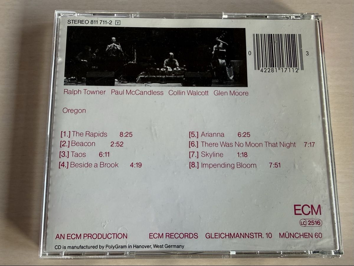 CDs: Oregon - ECM - CD - Jazz – D'occasion à Oberried Brienz par Chyara 1