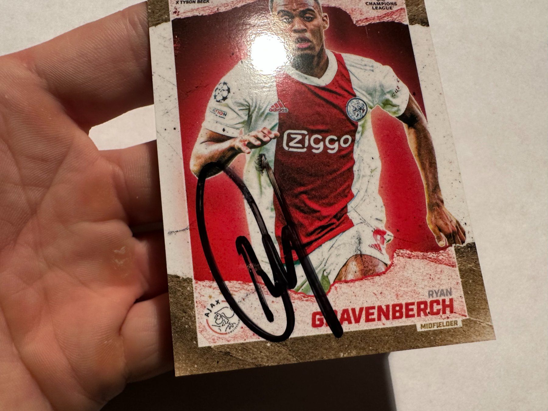 Panini Carte collezionabili: 2021 Topps Ryan Gravenbergh on card Auto – Usato da Hagendorn venduto da Pokecollectorch 1